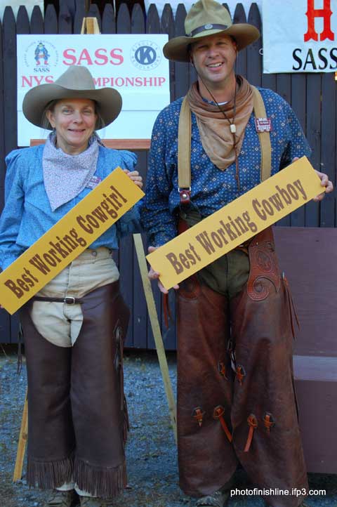 Working Cowgirl and Cowboy