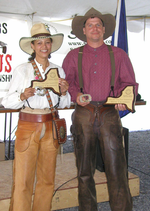 English Bev and Yukon Mike - 2005 SASS NY State Champions.