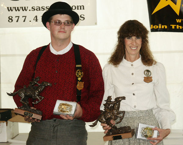 Cartwheel and Annabelle Bransford - 2006 SASS NY State Champions.